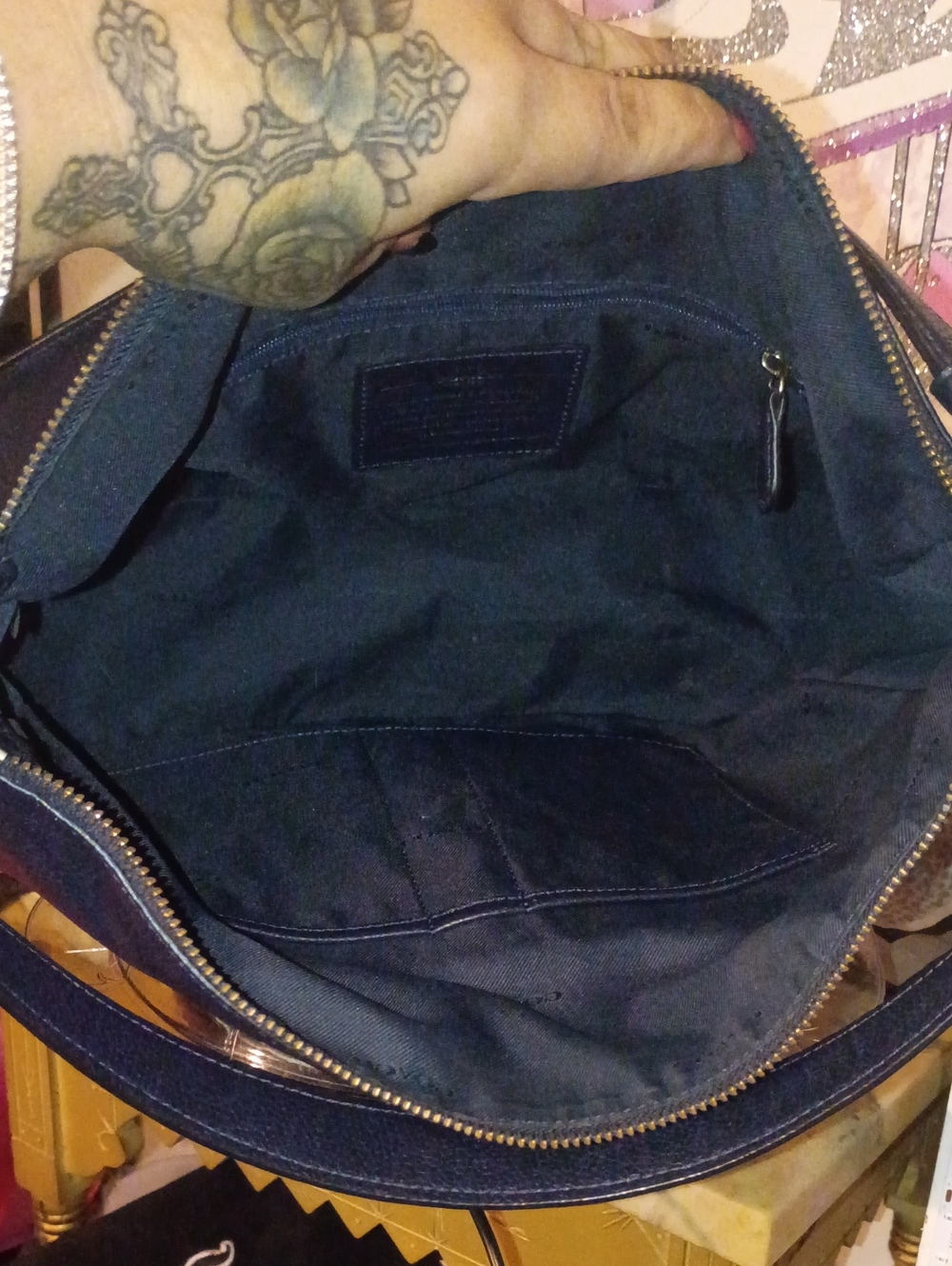 Coach Turn Lock Hobo Bag - Picture 11 of 15